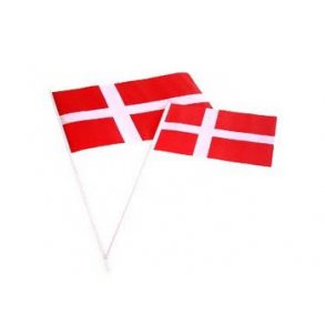 Hurraflag af papir 20 x 25 cm (200 stk)