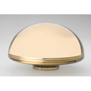 Knop plast med guld, 160mm